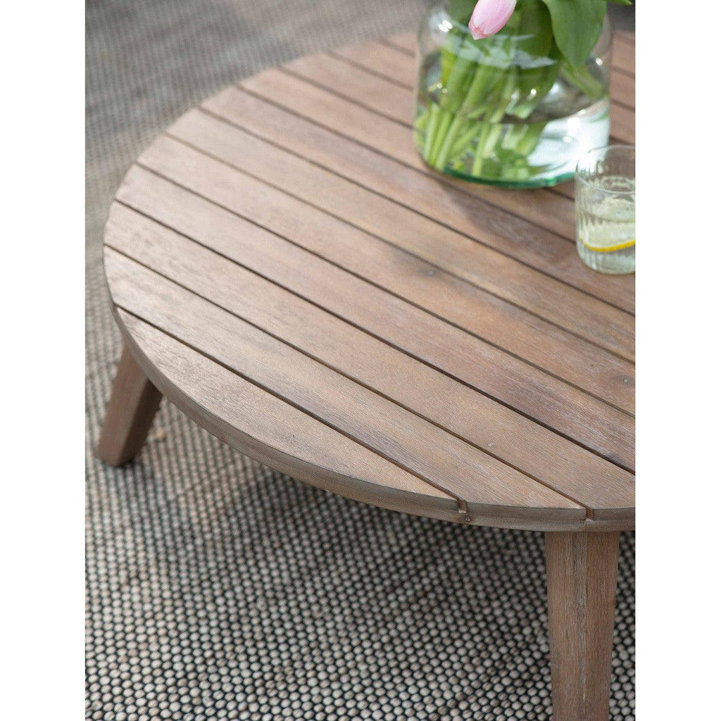 Durley Coffee Table | Large | Dark Natural - Outdoor Dining Tables & Sets - Garden Trading - Yester Home