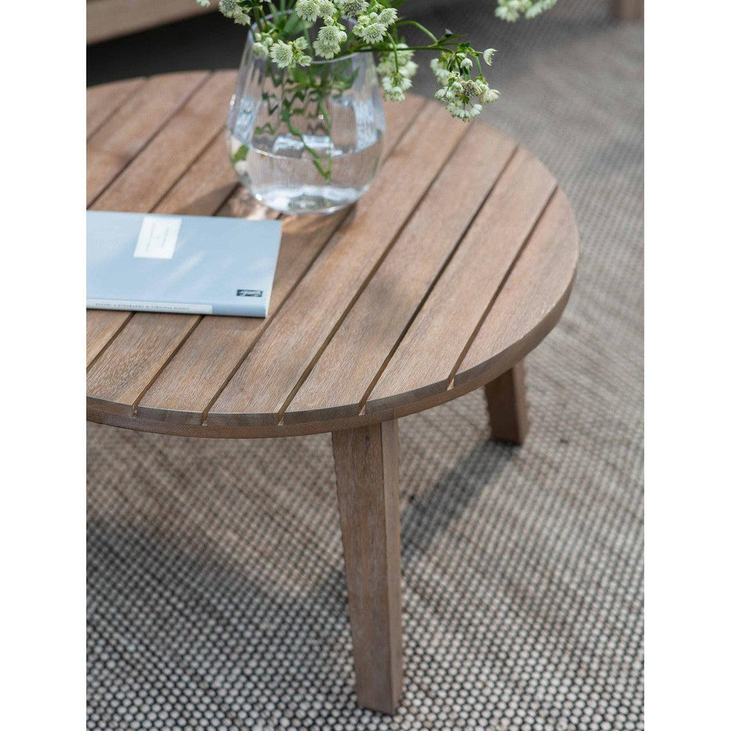 Durley Coffee Table | Small | Dark Natural - Outdoor Dining Tables & Sets - Garden Trading - Yester Home