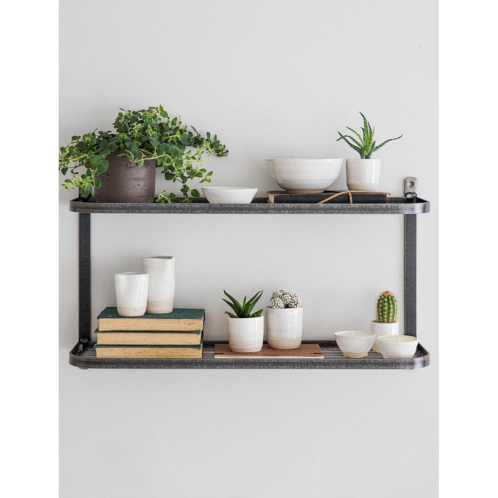 Farringdon Double Wall Shelf - Hooks & Shelving - Garden Trading - Yester Home