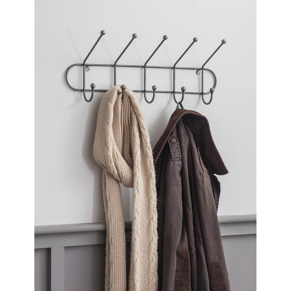 Farringdon Hook Rail | Dark Grey | Yester Home