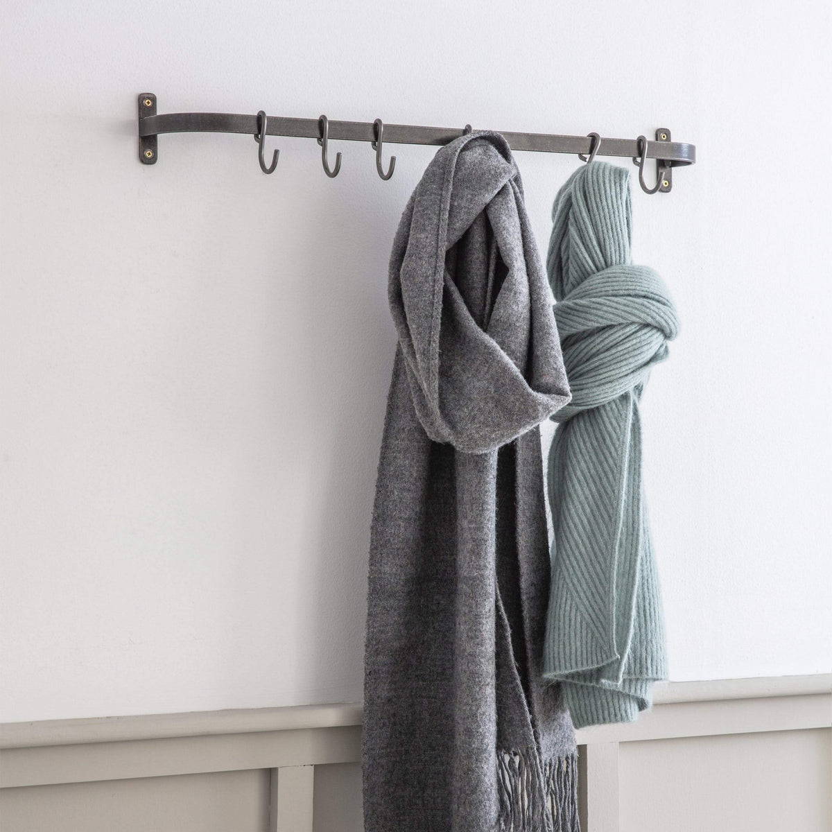 Farringdon Steel Hook Rail | Yester Home