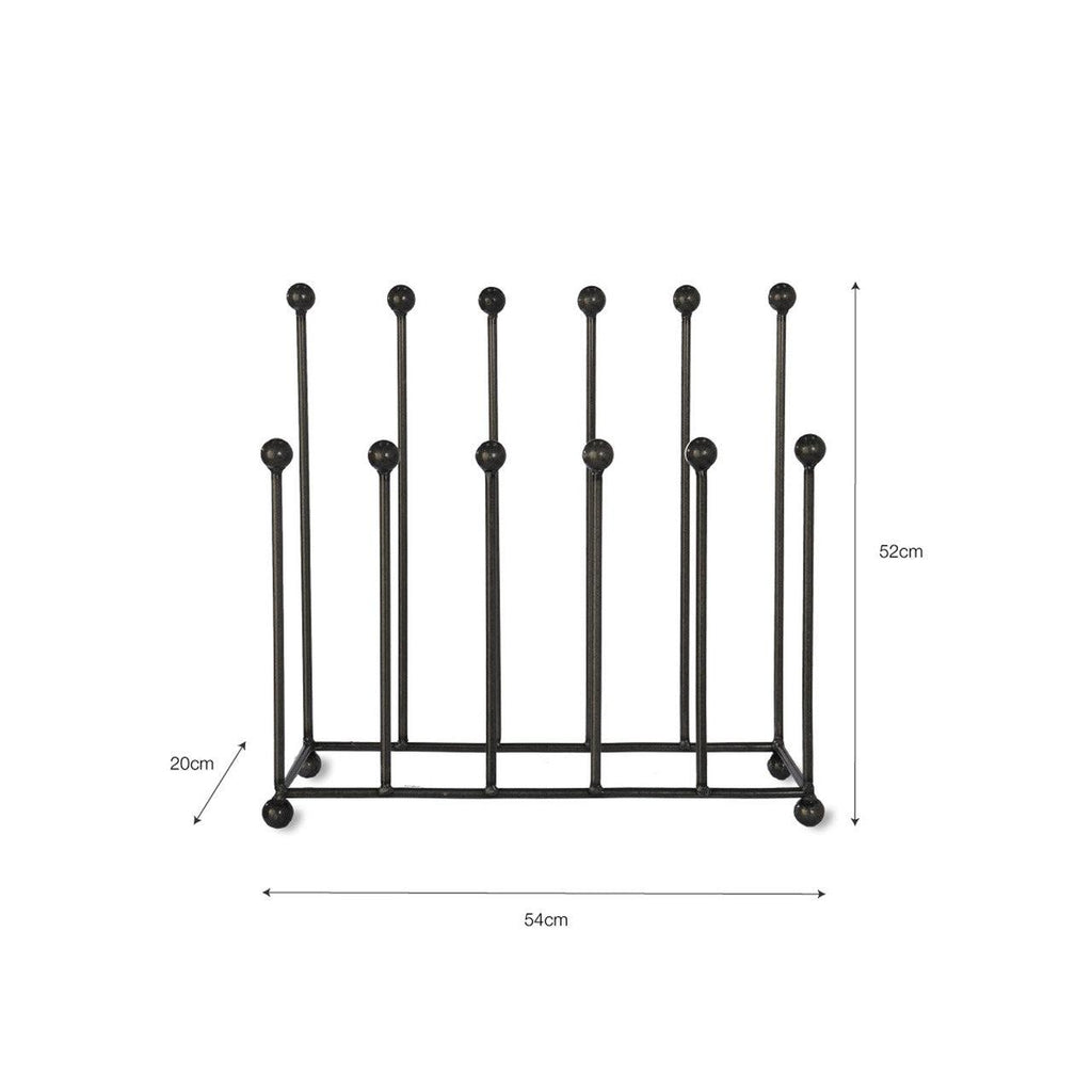 Farringdon Welly Stand, Large - Steel-Boot Stands & Racks-Yester Home