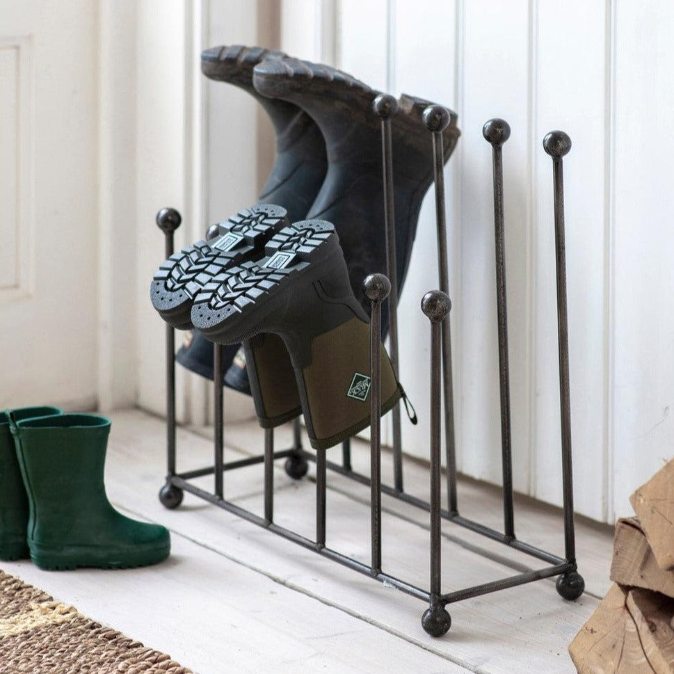 Farringdon Welly Stand, Large - Steel-Boot Stands & Racks-Yester Home