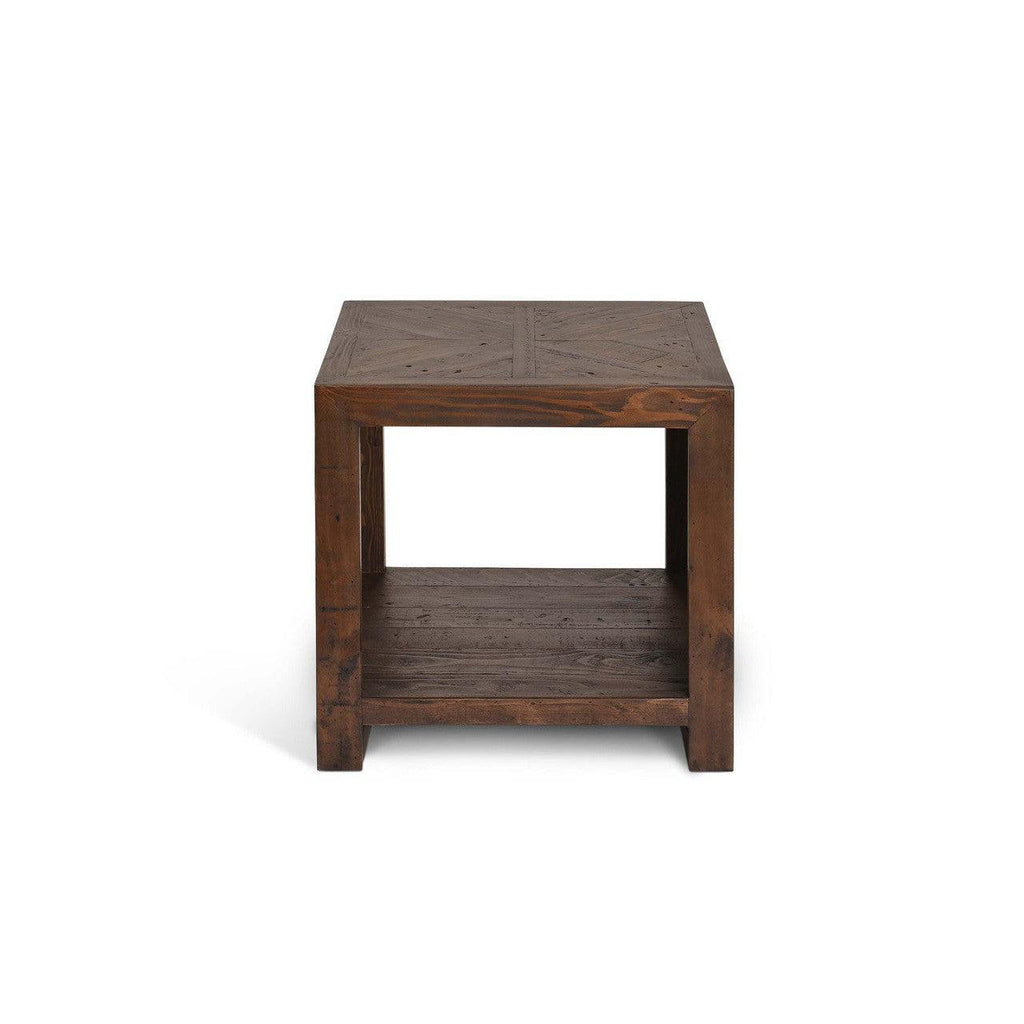 Fawley Chevron Side Table | Antique Brown - Coffee & Side Tables - Garden Trading - Yester Home