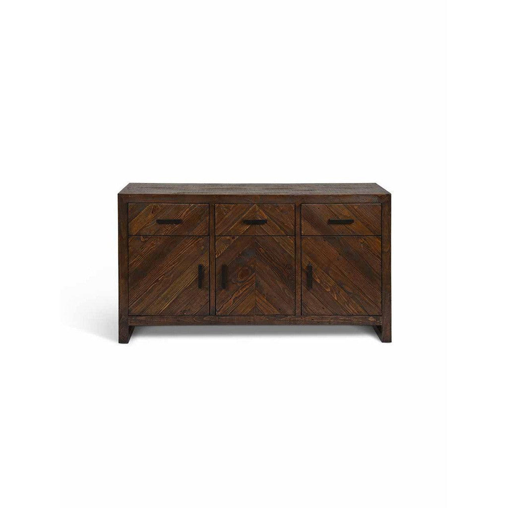 Fawley Chevron Sideboard | Antique Brown - Consoles & Sideboards - Garden Trading - Yester Home