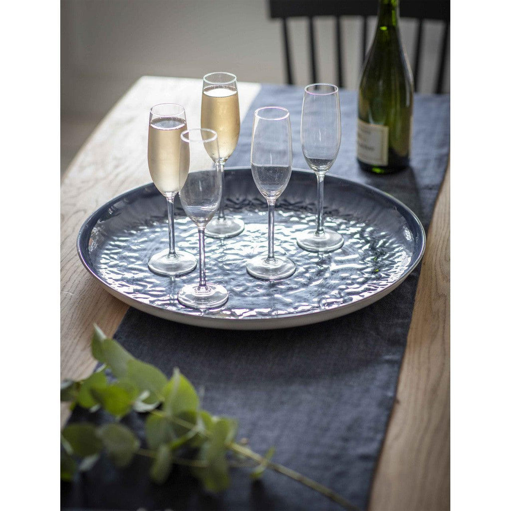 Fiskardo Tray | Blue PRE-ORDER Stock expected Mid July - Drinks & Barware - Garden Trading - Yester Home