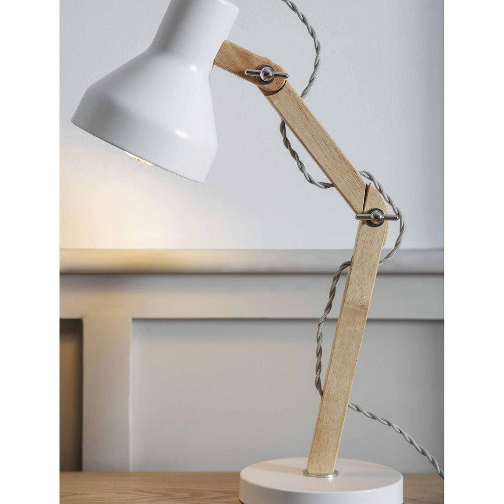 Folgate Desk Lamp | Lily White - Table & Desk Lights - Garden Trading - Yester Home