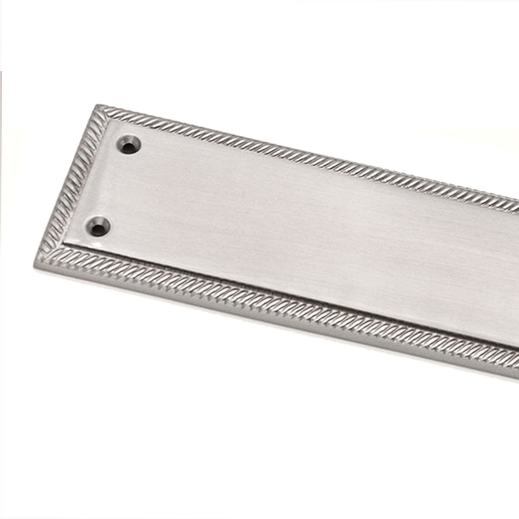 Georgian Finger Plate 285mm Polished Chrome-Finger Plates & Letter Plates-Yester Home