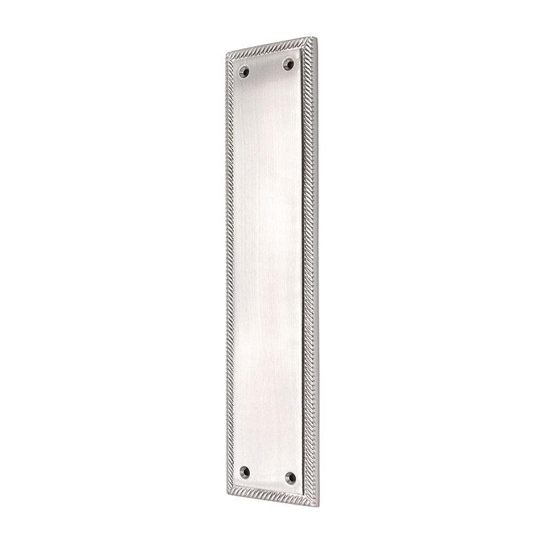 Georgian Finger Plate 285mm Polished Chrome-Finger Plates & Letter Plates-Yester Home