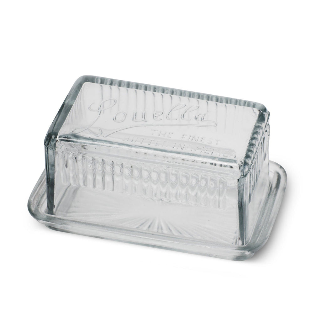 Glass Louella Butter Dish-Butter Dish-Yester Home