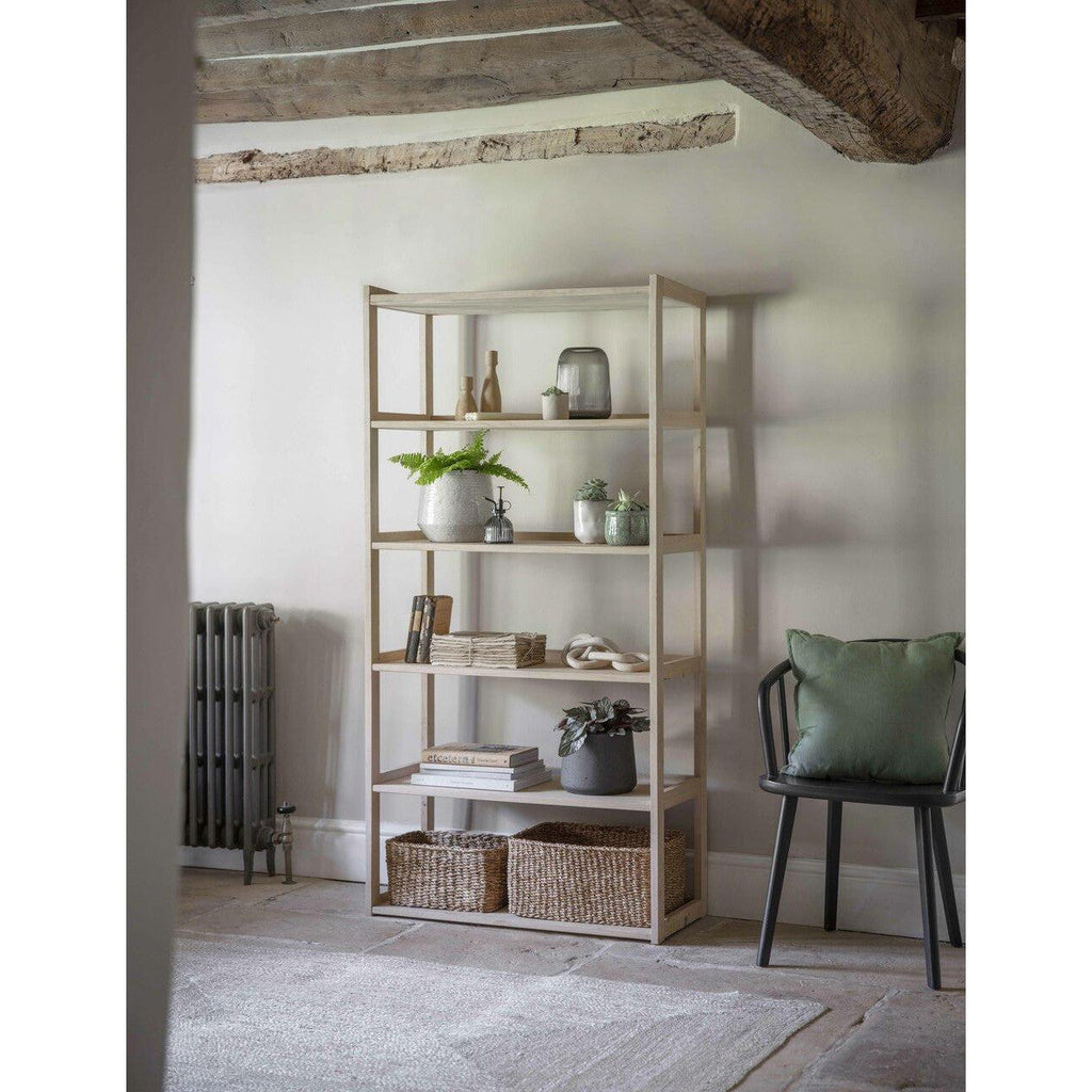 Hambledon 5 Tier Bookshelf | Natural PRE-ORDER Stock expected Late June - Bookcases & Shelving - Garden Trading - Yester Home