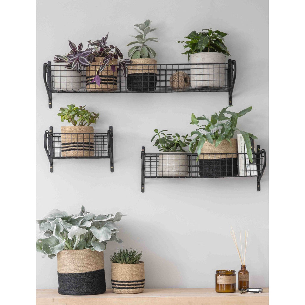 Hornton Hanging Basket | Medium | Black - Hooks & Shelving - Garden Trading - Yester Home