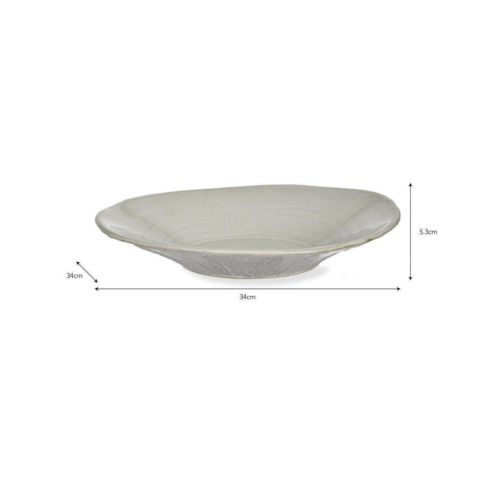 Ithaca Meze Plate | White - Tableware - Garden Trading - Yester Home