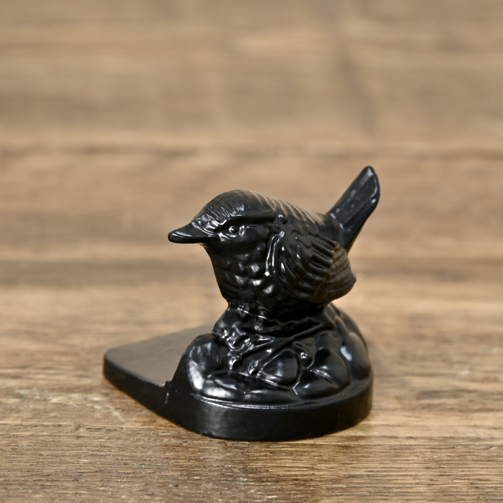 Jenny Wren Cast Iron Door Wedge-Door Stops-Yester Home