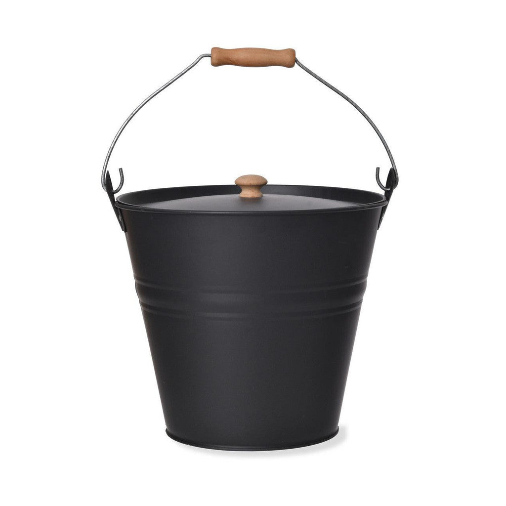 Jutland Fireside Bucket | Carbon - Fireside Accessories - Garden Trading - Yester Home