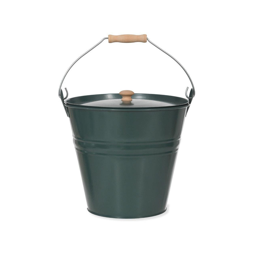 Jutland Fireside Bucket | Forest Green - Fireside Accessories - Garden Trading - Yester Home