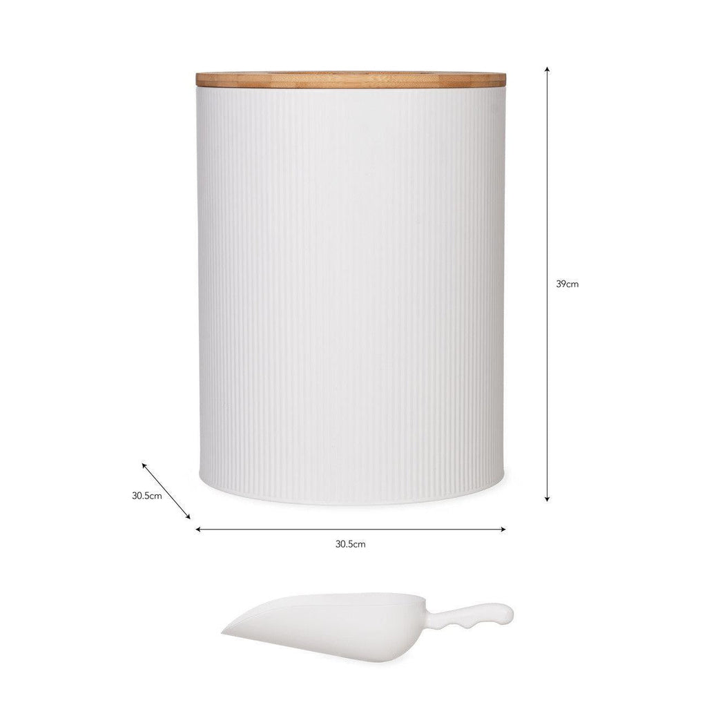 Kinloch Pet Bin | Medium | Lily White - Pets - Garden Trading - Yester Home