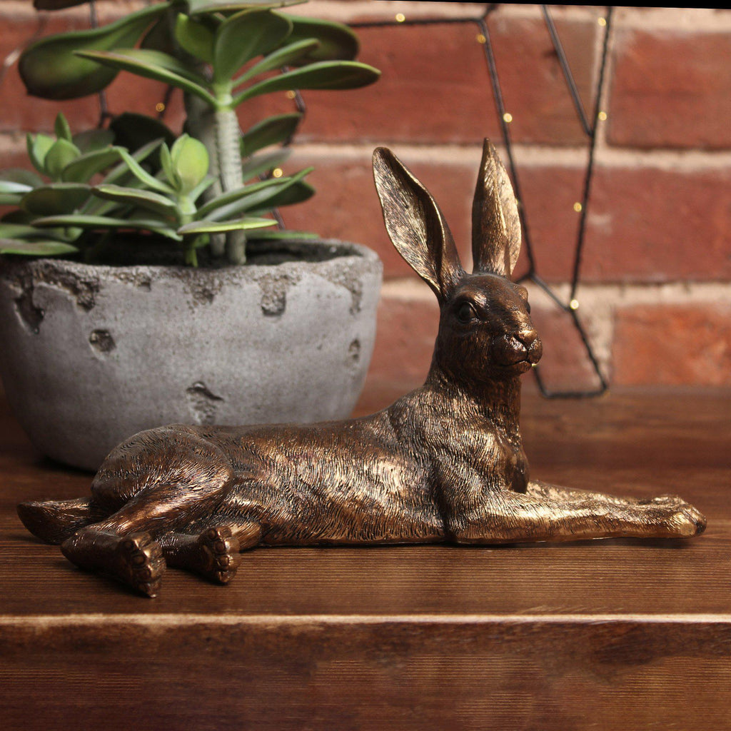 Lying Golden Hare-Ornaments-Yester Home