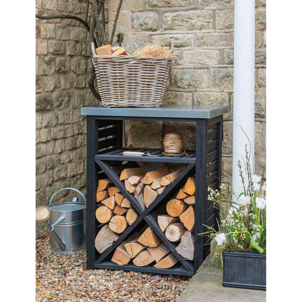 Moreton Cross Log Store | Spruce-Outdoor Bin & Log Stores-Yester Home