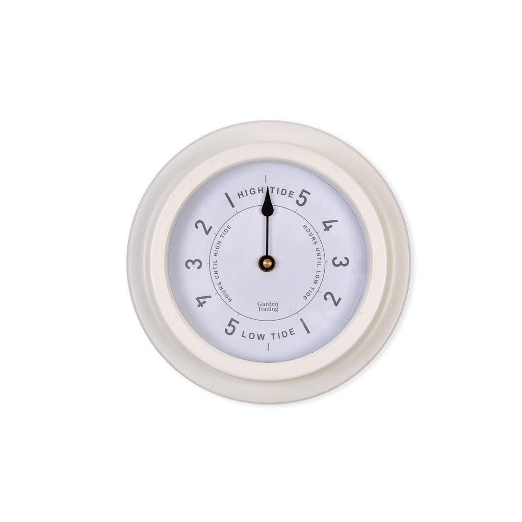 Narberth Tide Clock | 22.7cm | Lily White PRE-ORDER Stock expected Late June - Clocks & Weather - Garden Trading - Yester Home