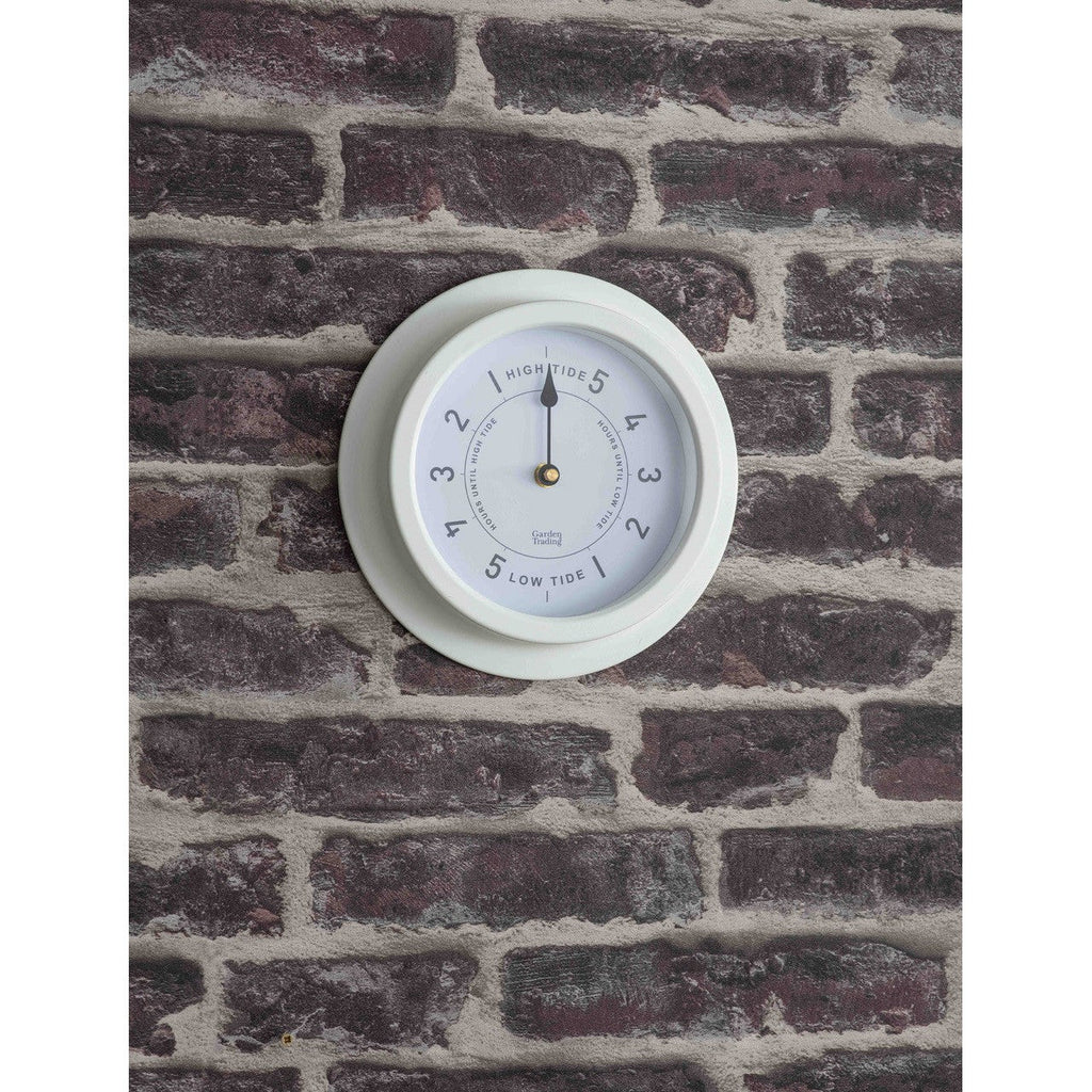 Narberth Tide Clock | 22.7cm | Lily White PRE-ORDER Stock expected Late June - Clocks & Weather - Garden Trading - Yester Home