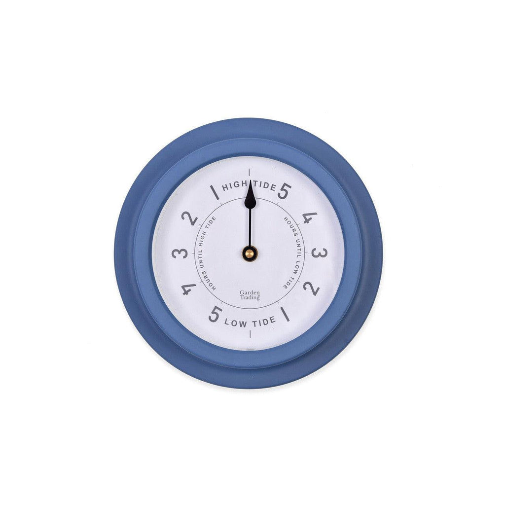 Narberth Tide Clock | 22.7cm | Lulworth Blue PRE-ORDER Stock expected Late June - Clocks & Weather - Garden Trading - Yester Home