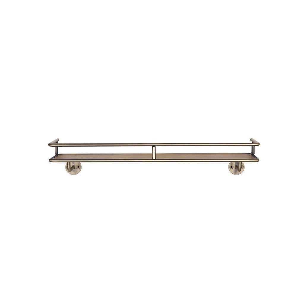 Novello Wall Shelf | Antique Brass PRE-ORDER Stock expected Early August - Hooks & Shelving - Garden Trading - Yester Home