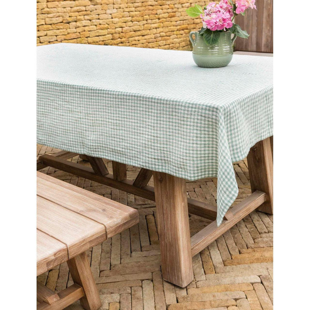 Oaksey Checked Tablecloth | 160x320cm | Rosemary - Cooking & Baking - Garden Trading - Yester Home