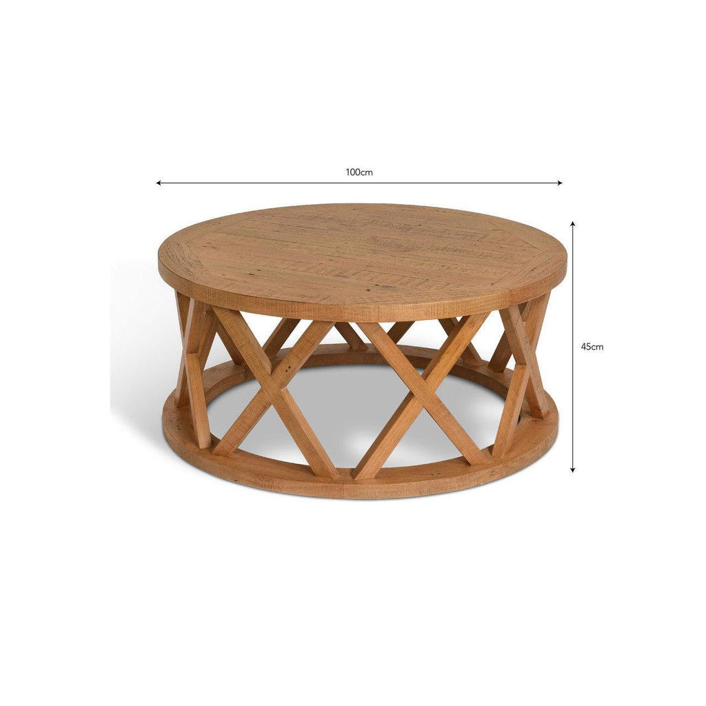 Oxhill Coffee Table | Round | Natural - Coffee & Side Tables - Garden Trading - Yester Home