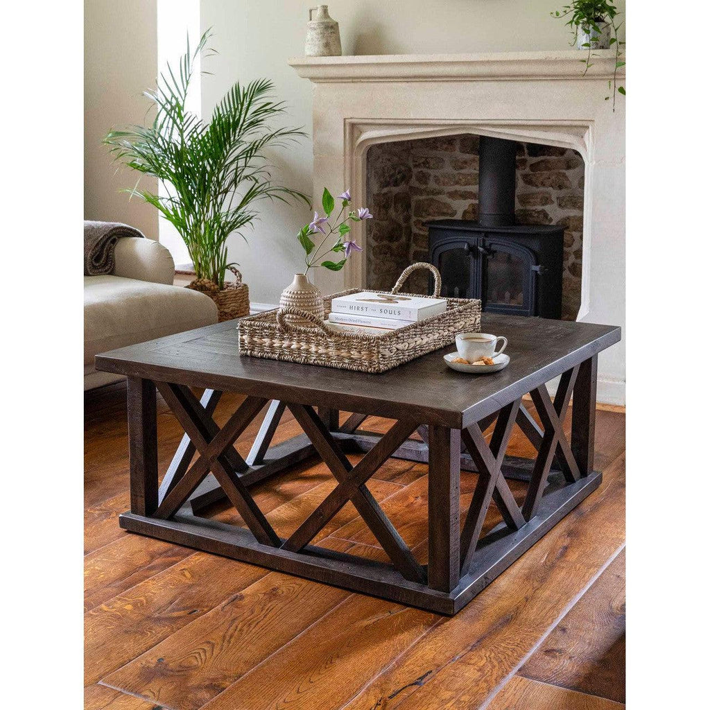 Oxhill Coffee Table | Square | Antique Brown - Coffee & Side Tables - Garden Trading - Yester Home