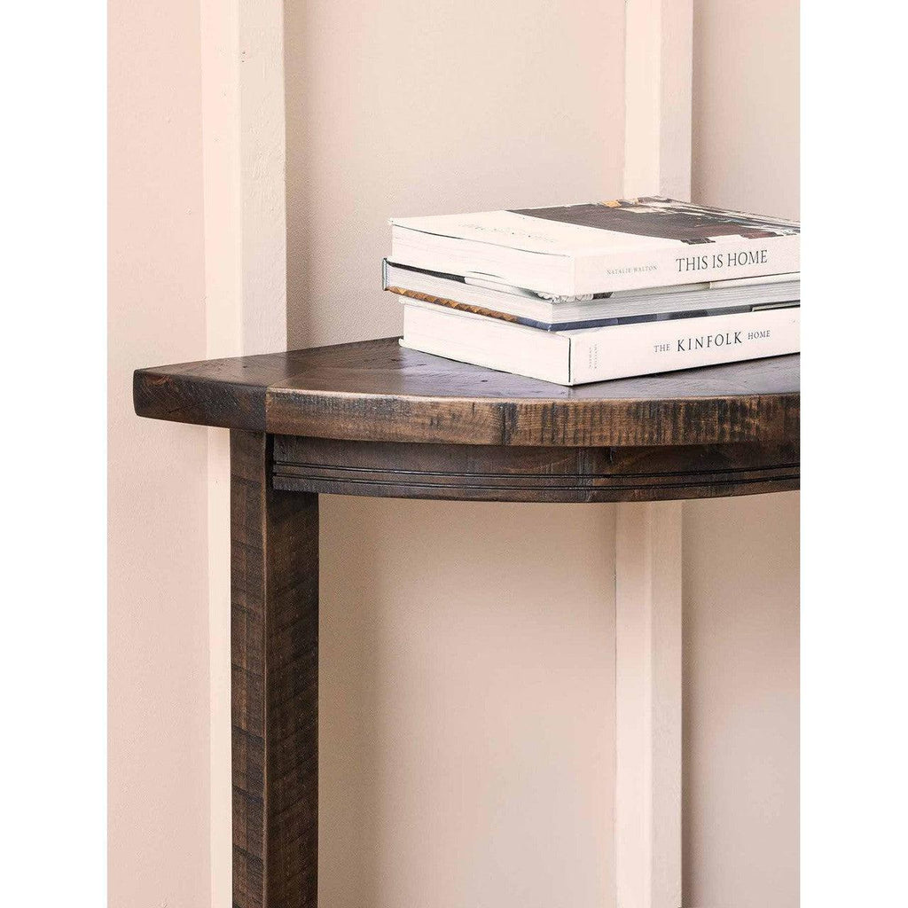 Oxhill Curved Console Table | Antique Brown - Consoles & Sideboards - Garden Trading - Yester Home