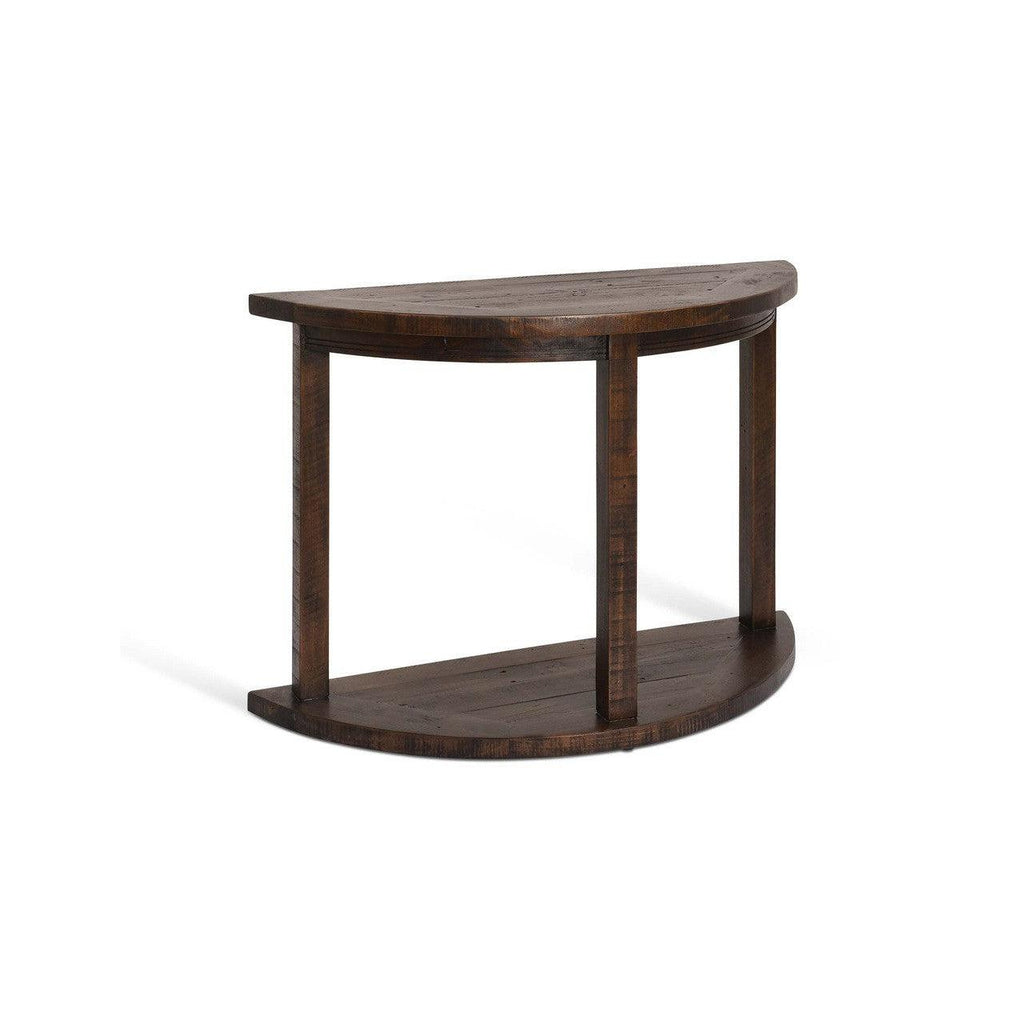 Oxhill Curved Console Table | Antique Brown - Consoles & Sideboards - Garden Trading - Yester Home