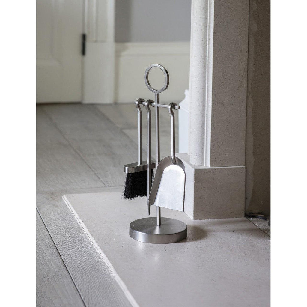 Paxford Fireside Tool Set |Silver Finish - Fireside Accessories - Garden Trading - Yester Home