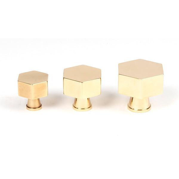 Polished Brass Kahlo Cabinet Knob - 38mm | From The Anvil-Cabinet Knobs-Yester Home