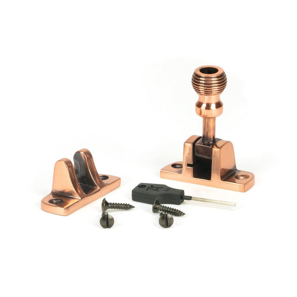 Polished Bronze Beehive Brighton Fastener (Radiused) | From The Anvil - Fasteners - From The Anvil - Yester Home