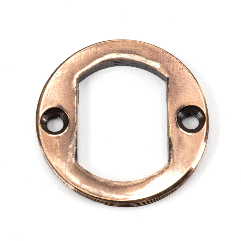 Polished Bronze Round Escutcheon (Beehive) | From The Anvil-Escutcheons-Yester Home