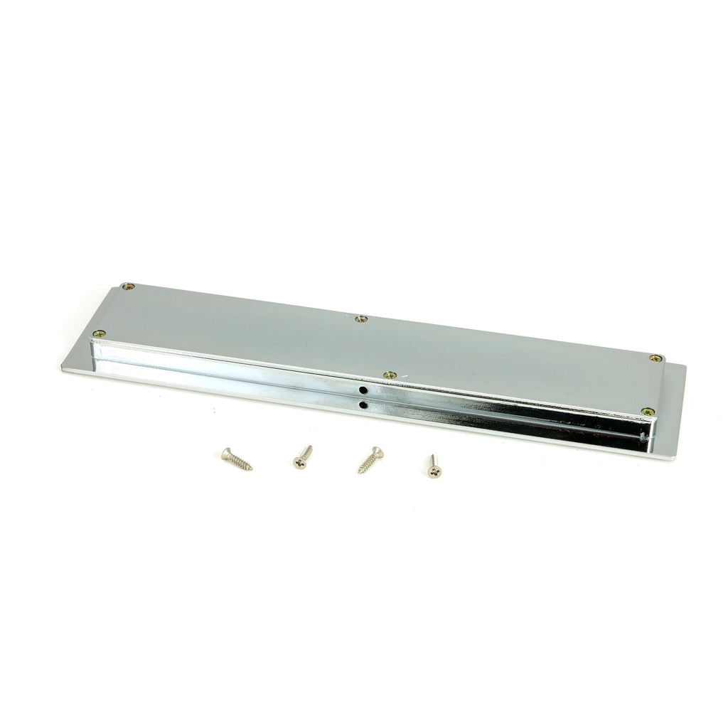 Polished Chrome 250mm Art Deco Rectangular Pull | From The Anvil-Cabinet Pulls-Yester Home