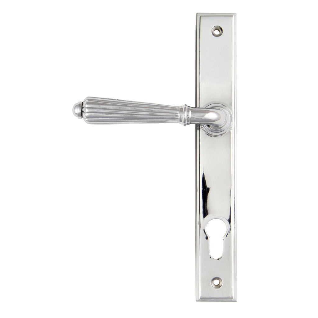 Polished Chrome Hinton Slimline Lever Espag. Lock Set | From The Anvil-Espagnolette-Yester Home