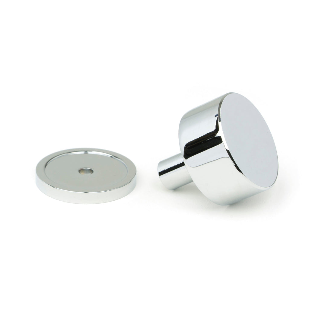 Polished Chrome Kelso Cabinet Knob - 32mm (Plain) | From The Anvil-Cabinet Knobs-Yester Home