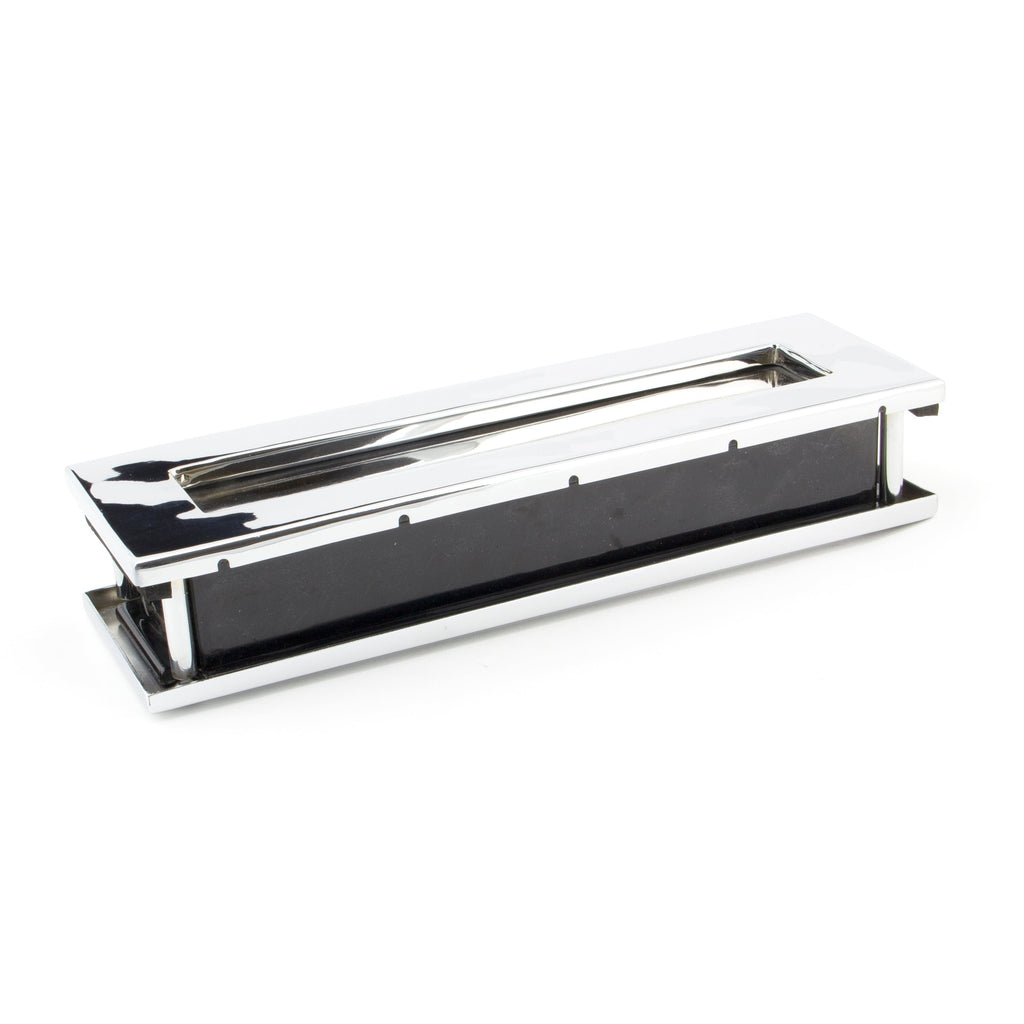 Polished Chrome Traditional Letterbox | From The Anvil-Letterbox-Yester Home