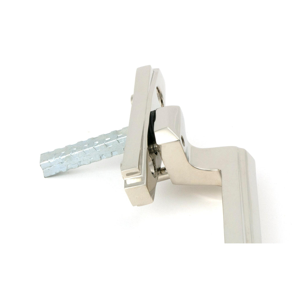 Polished Nickel Art Deco Espag - RH - Espag. Fasteners - From The Anvil - Yester Home