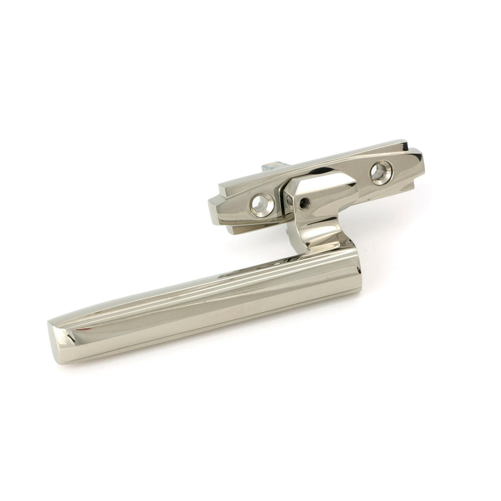Polished Nickel Art Deco Espag - RH - Espag. Fasteners - From The Anvil - Yester Home