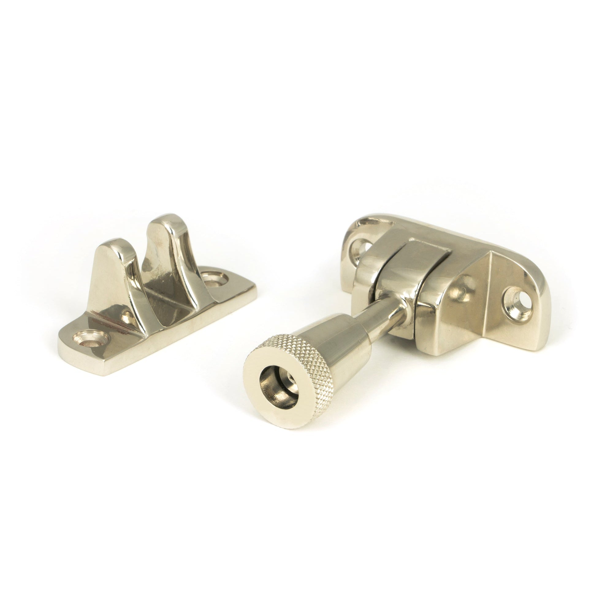 Polished Nickel Brompton Brighton Fastener (Radiused) | From The Anvil ...