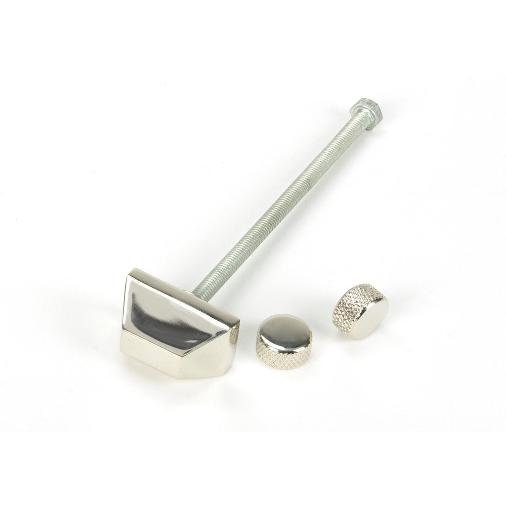 Polished Nickel Brompton Door Knocker | From The Anvil - Bolt-Through Door Knockers - From The Anvil - Yester Home