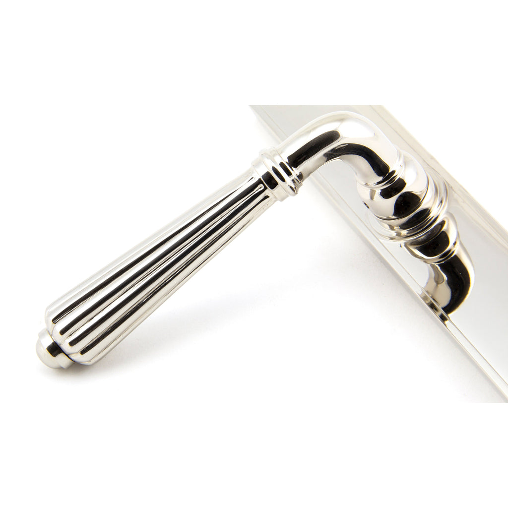 Polished Nickel Hinton Slimline Lever Espag. Lock Set | From The Anvil-Espagnolette-Yester Home