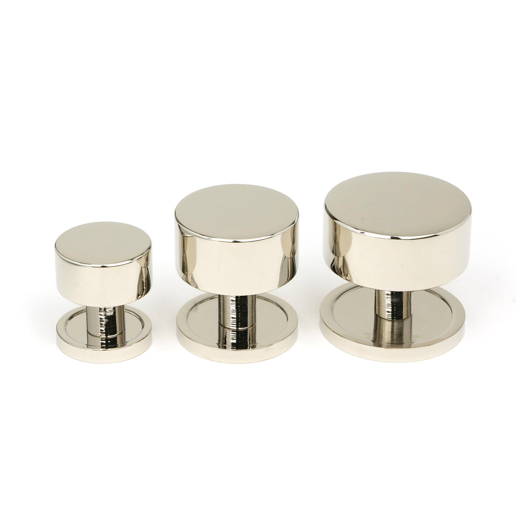 Polished Nickel Kelso Cabinet Knob - 25mm (Square) | From The Anvil-Cabinet Knobs-Yester Home