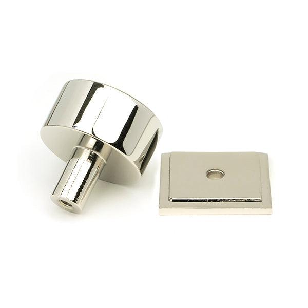 Polished Nickel Kelso Cabinet Knob - 32mm (Square) | From The Anvil-Cabinet Knobs-Yester Home