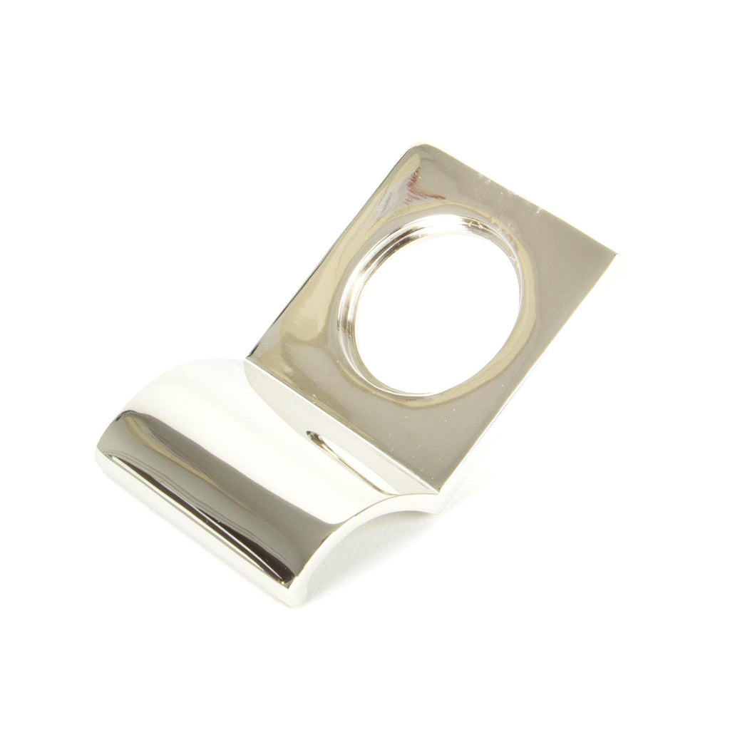 Polished Nickel Rim Cylinder Pull | From The Anvil - Rim Cylinder Pulls - From The Anvil - Yester Home