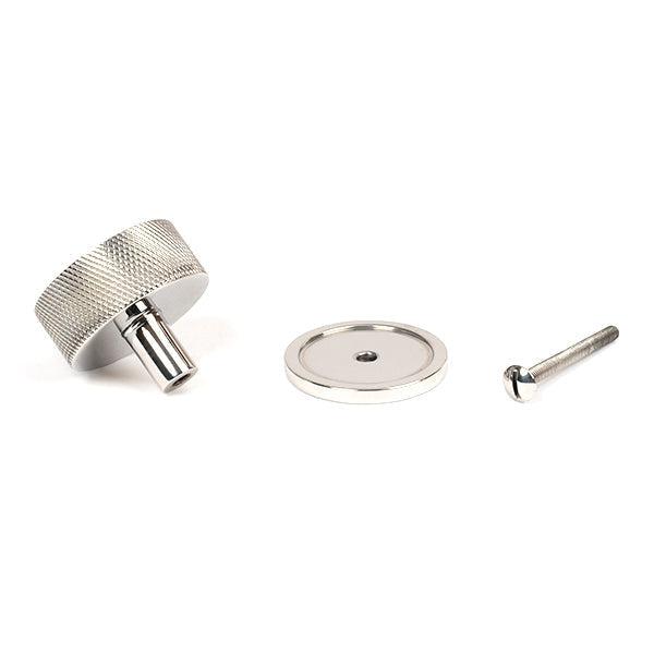 Polished SS (304) Brompton Cabinet Knob - 38mm (Plain) | From The Anvil-Cabinet Knobs-Yester Home