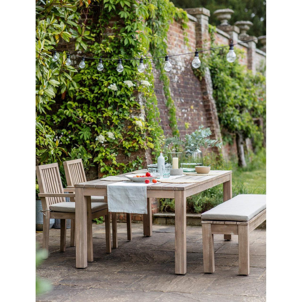 Porthallow Dining Table | Natural - Outdoor Dining Tables & Sets - Garden Trading - Yester Home